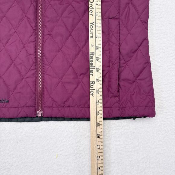 Columbia Jacket Women’s Size Medium Pink Interchange Quilted Full Zip Hiking - Picture 10 of 10